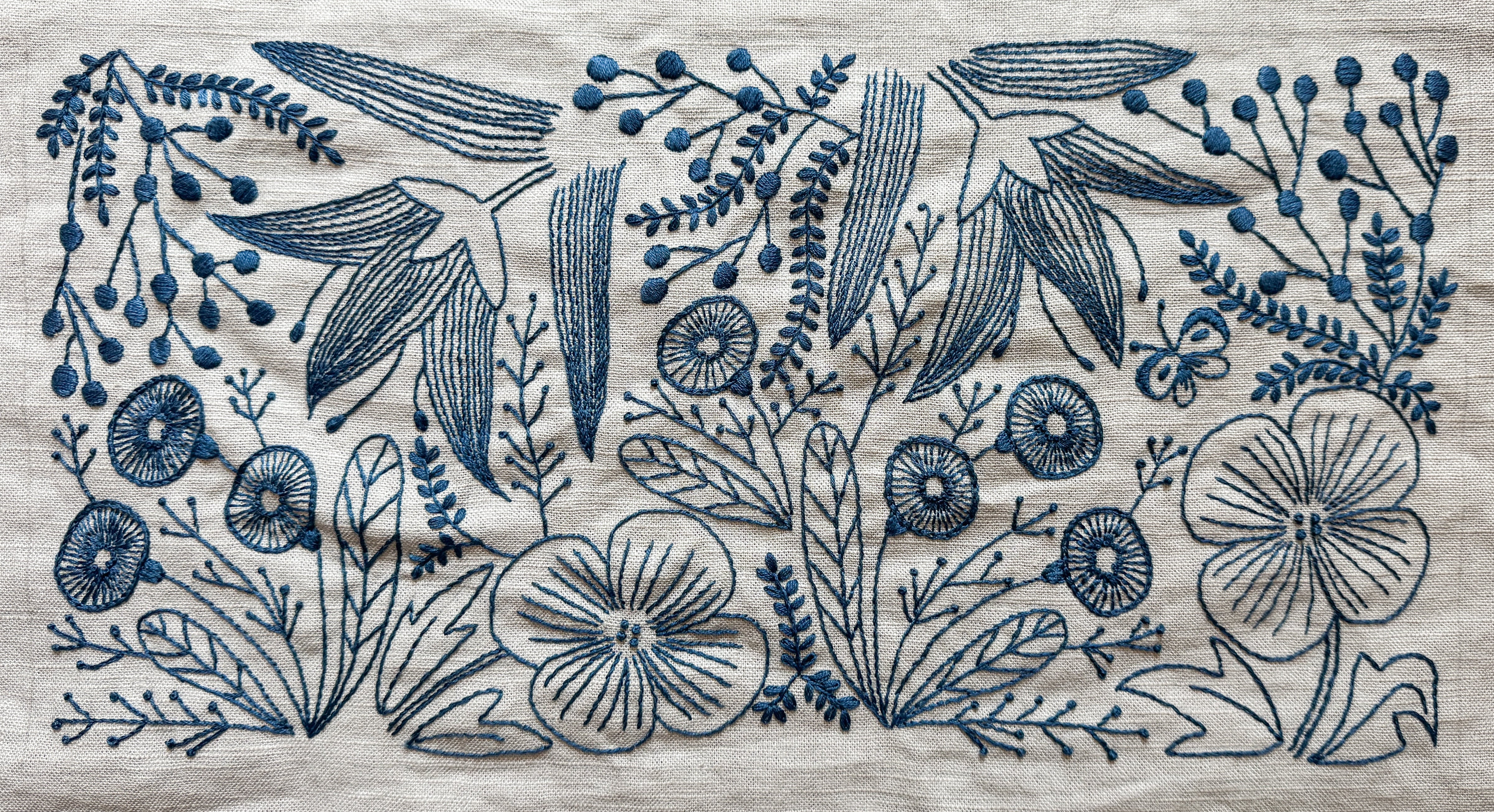 Glorious Blue Floral- My everyday Journal Cover
