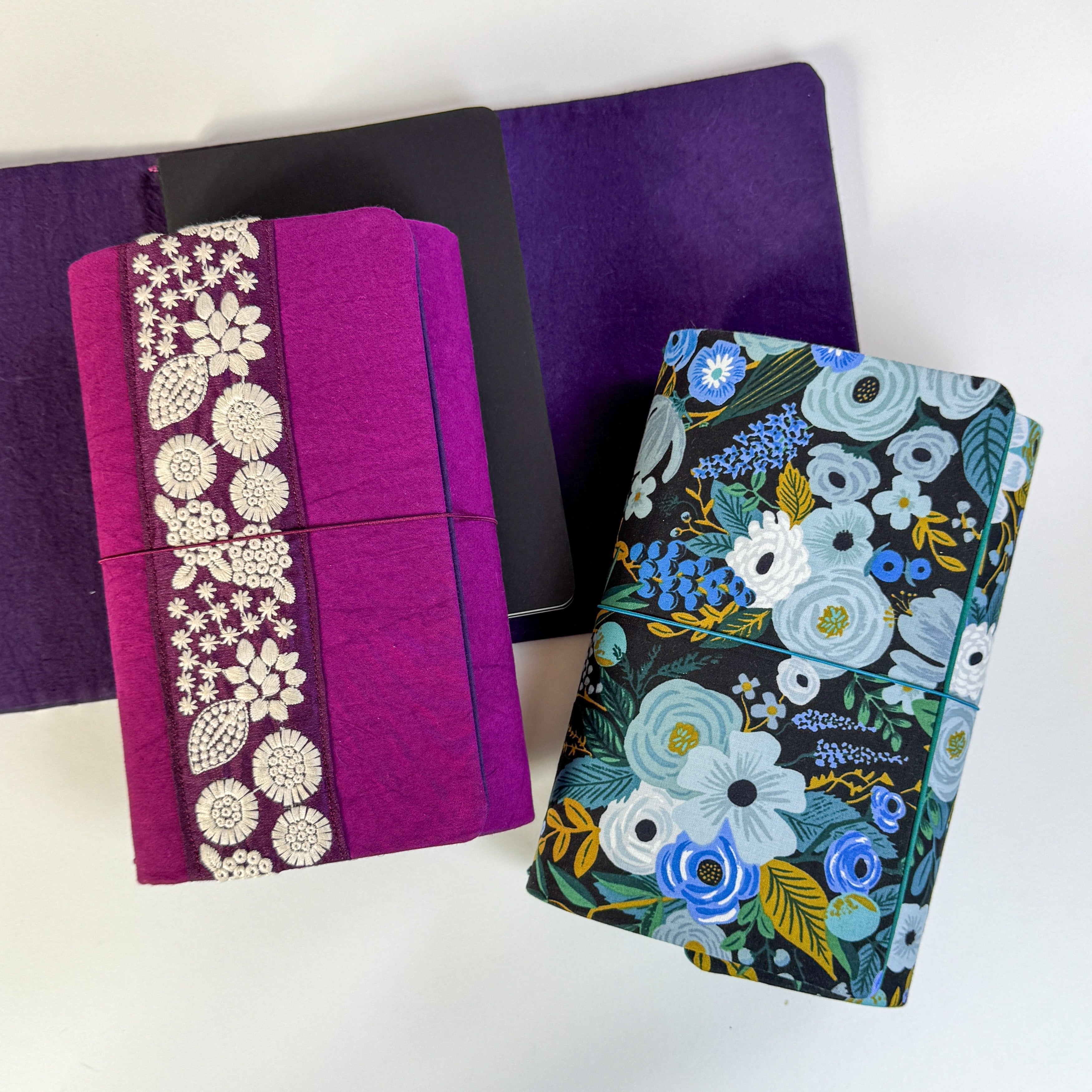 Purple Be-ribboned Journal Cover