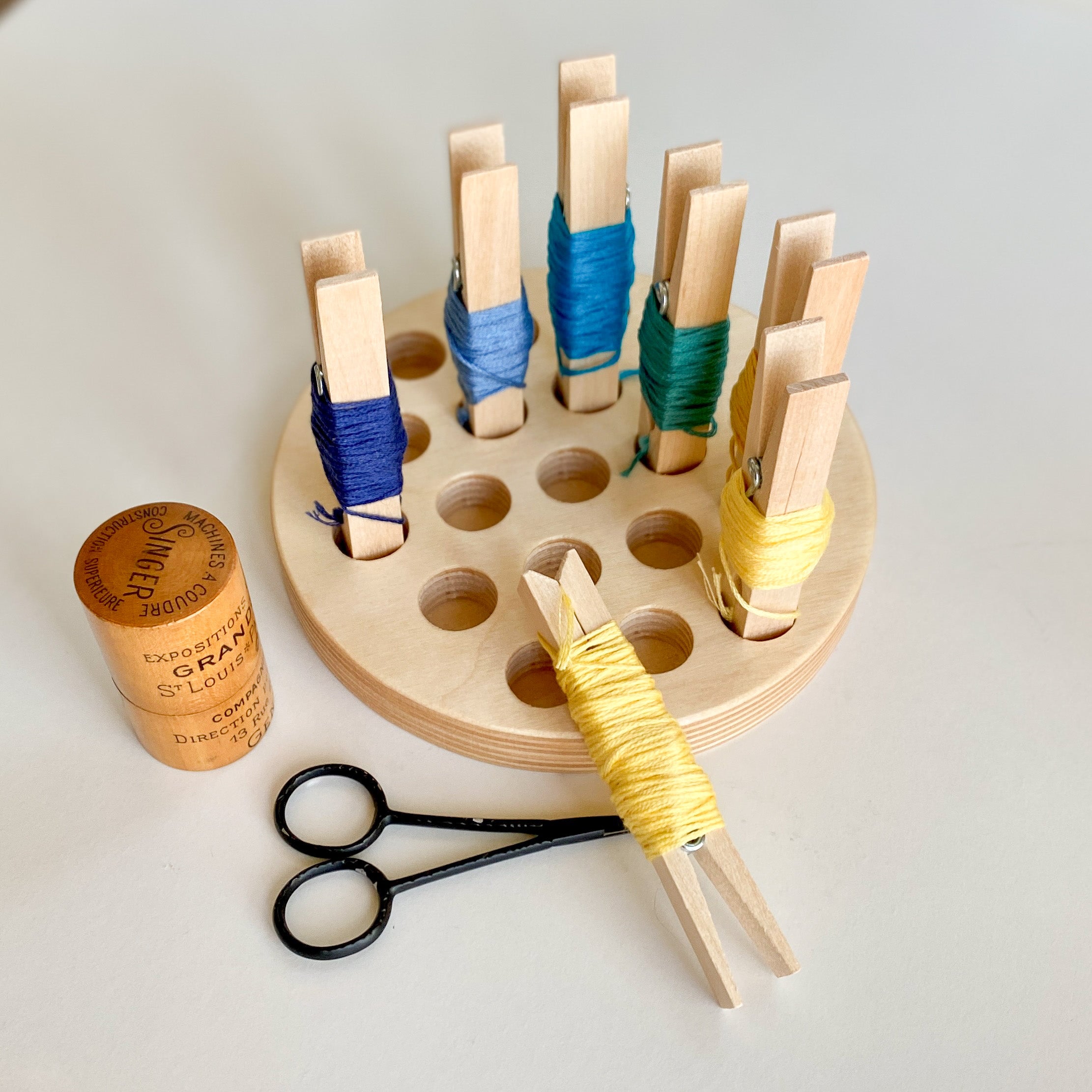 Floss Round for Clothespins