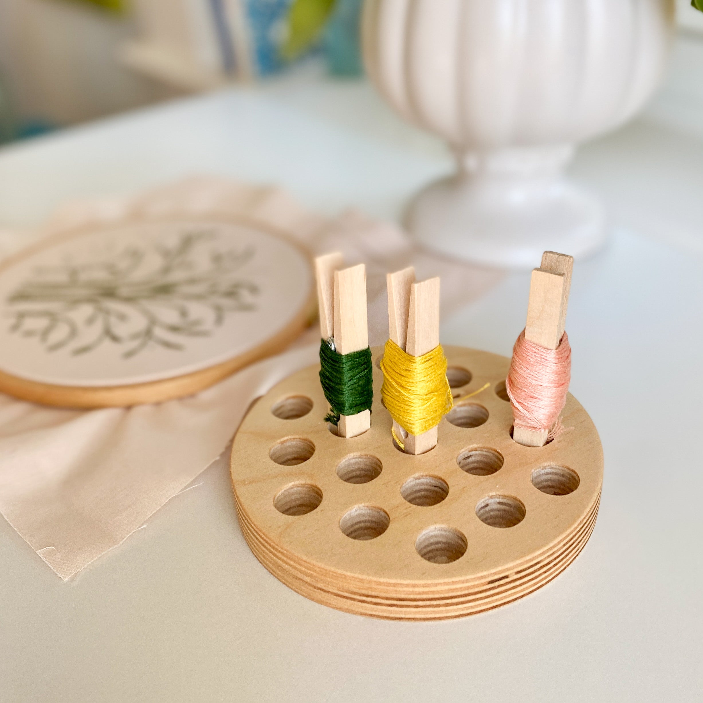 Floss Round for Clothespins