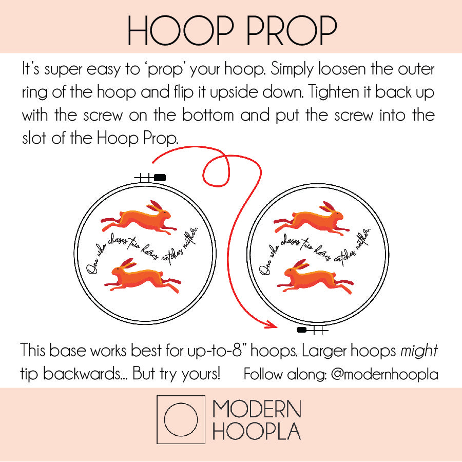 Hoop Props: Beachy Grey