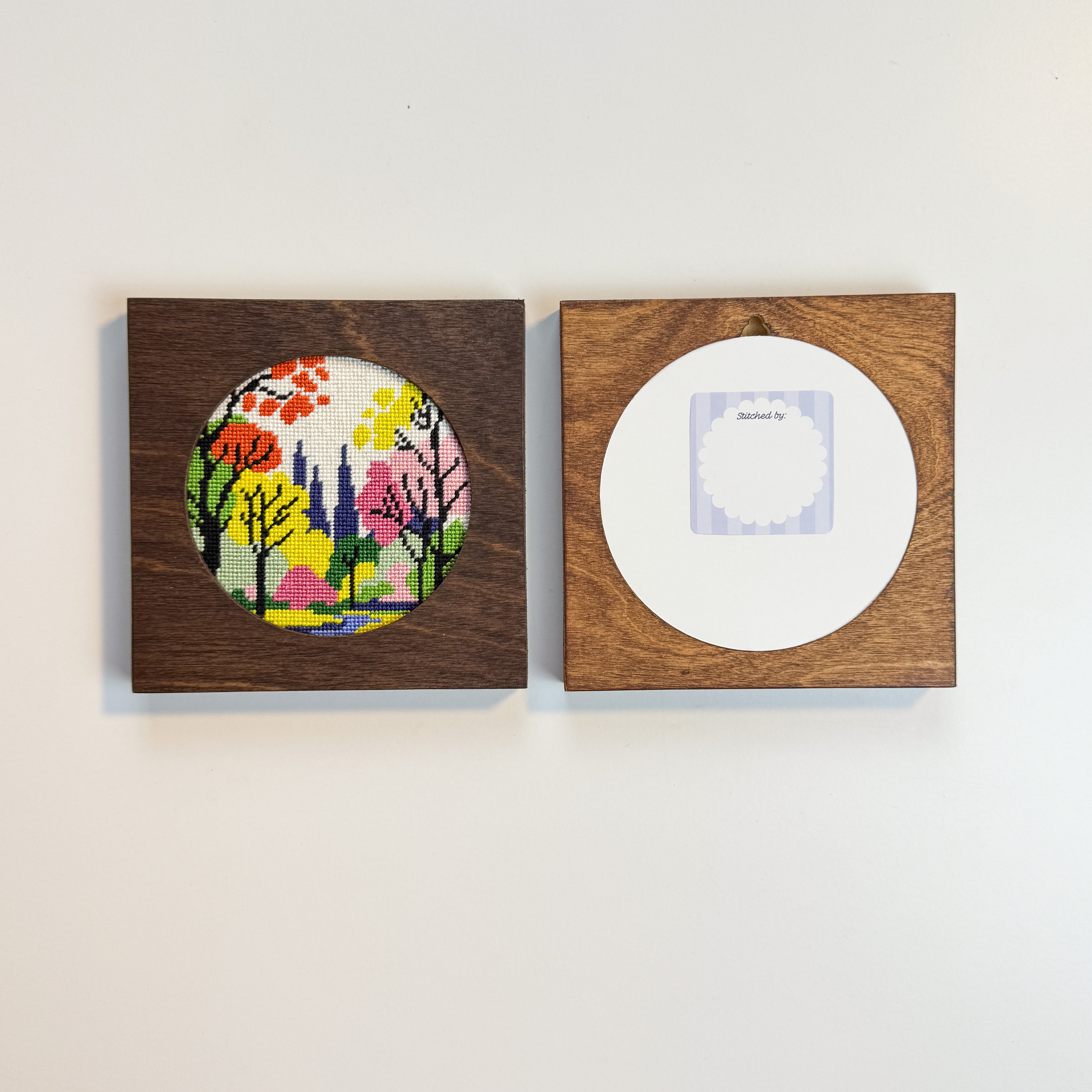 Square Frames for Needlepoint 4" Rounds