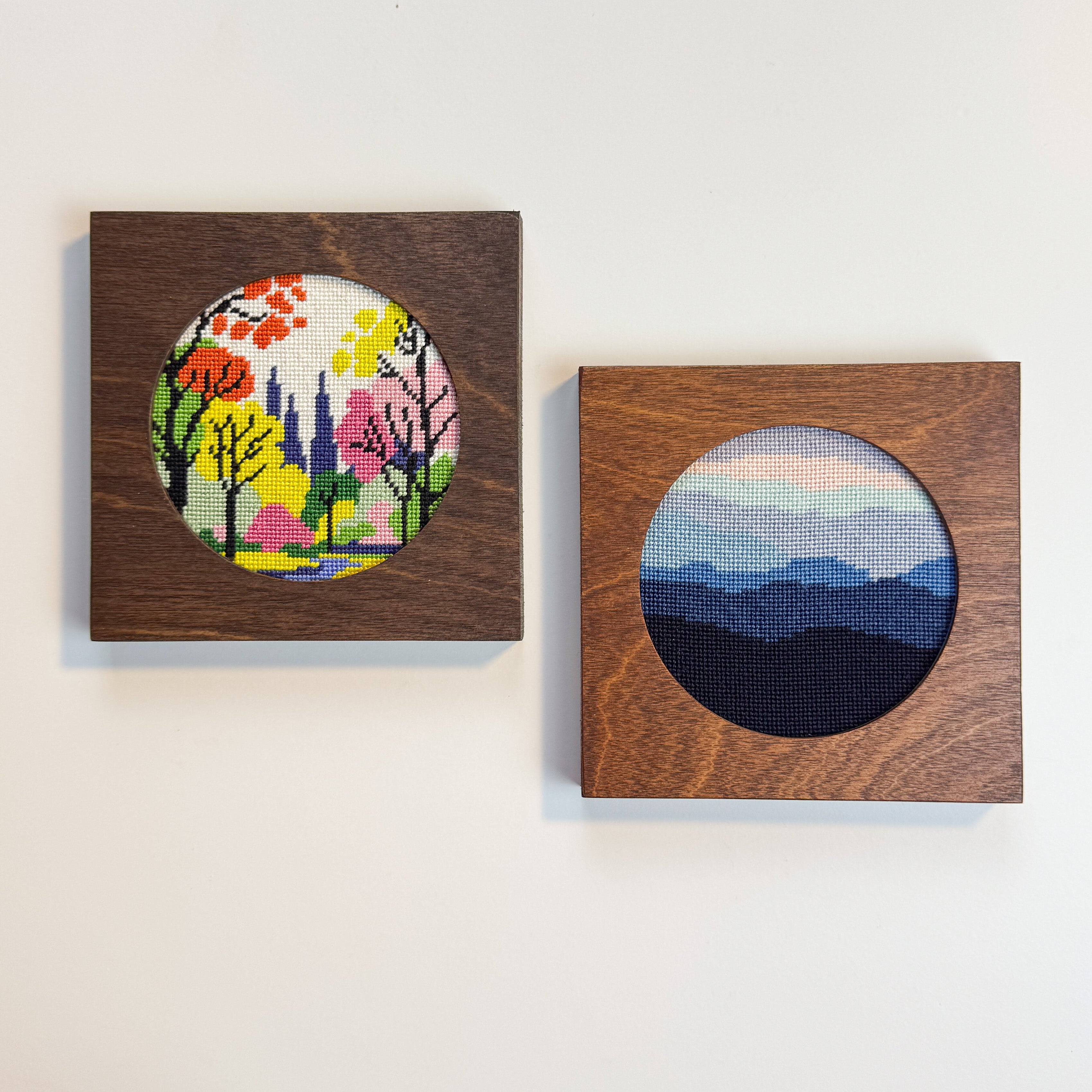 Square Frames for Needlepoint 4" Rounds