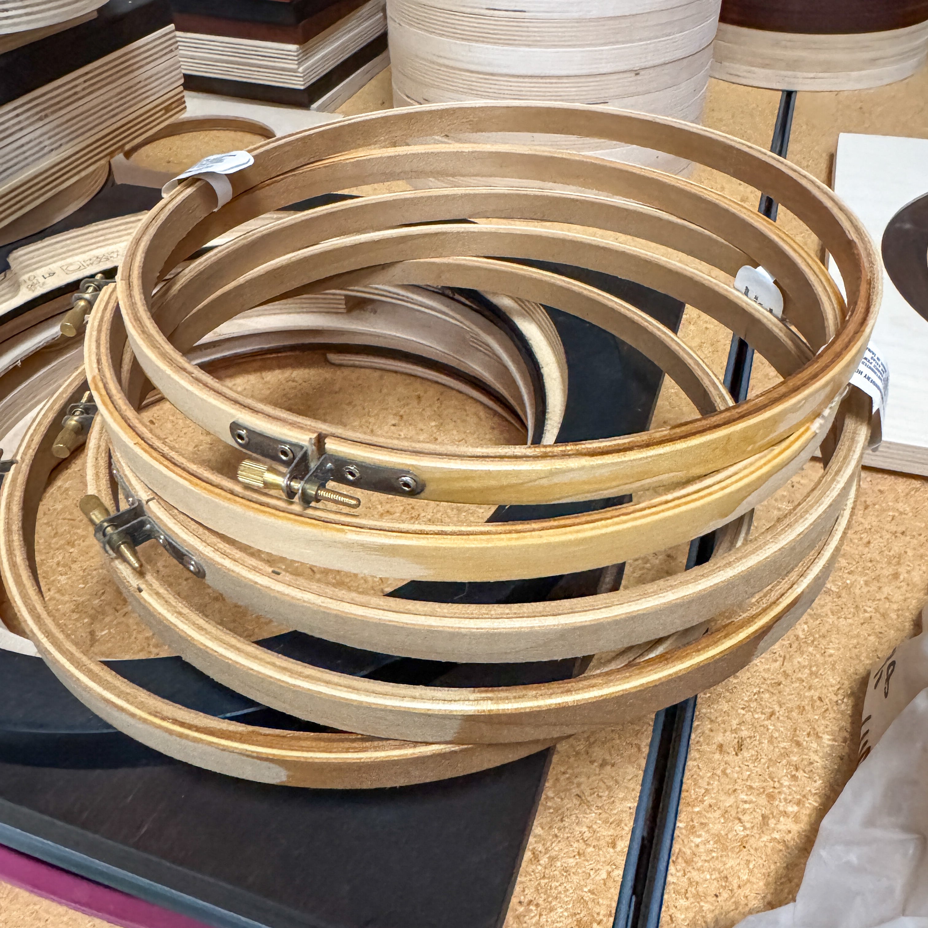 SALE: Bamboo Embroidery Hoops
