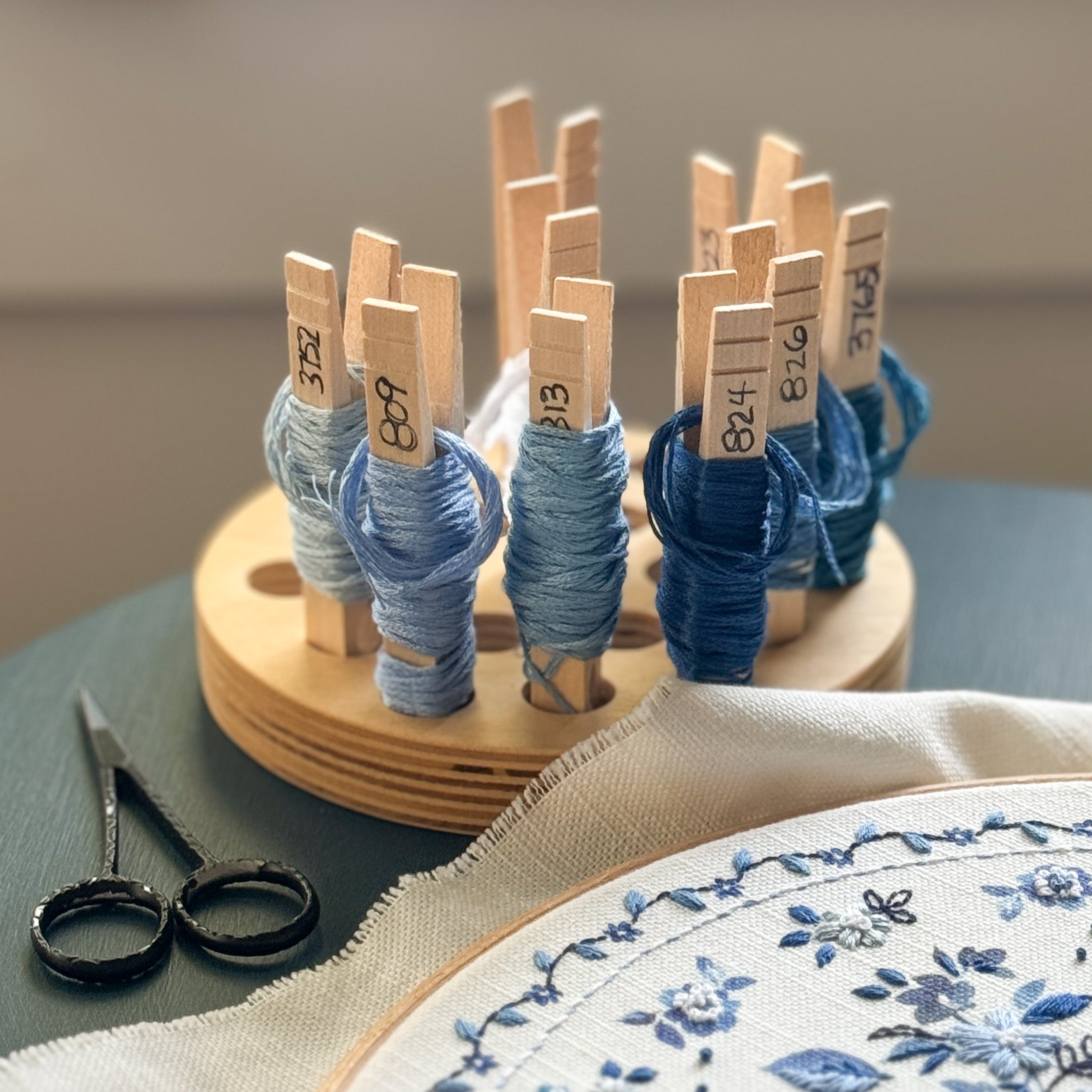 Floss Round for Clothespins