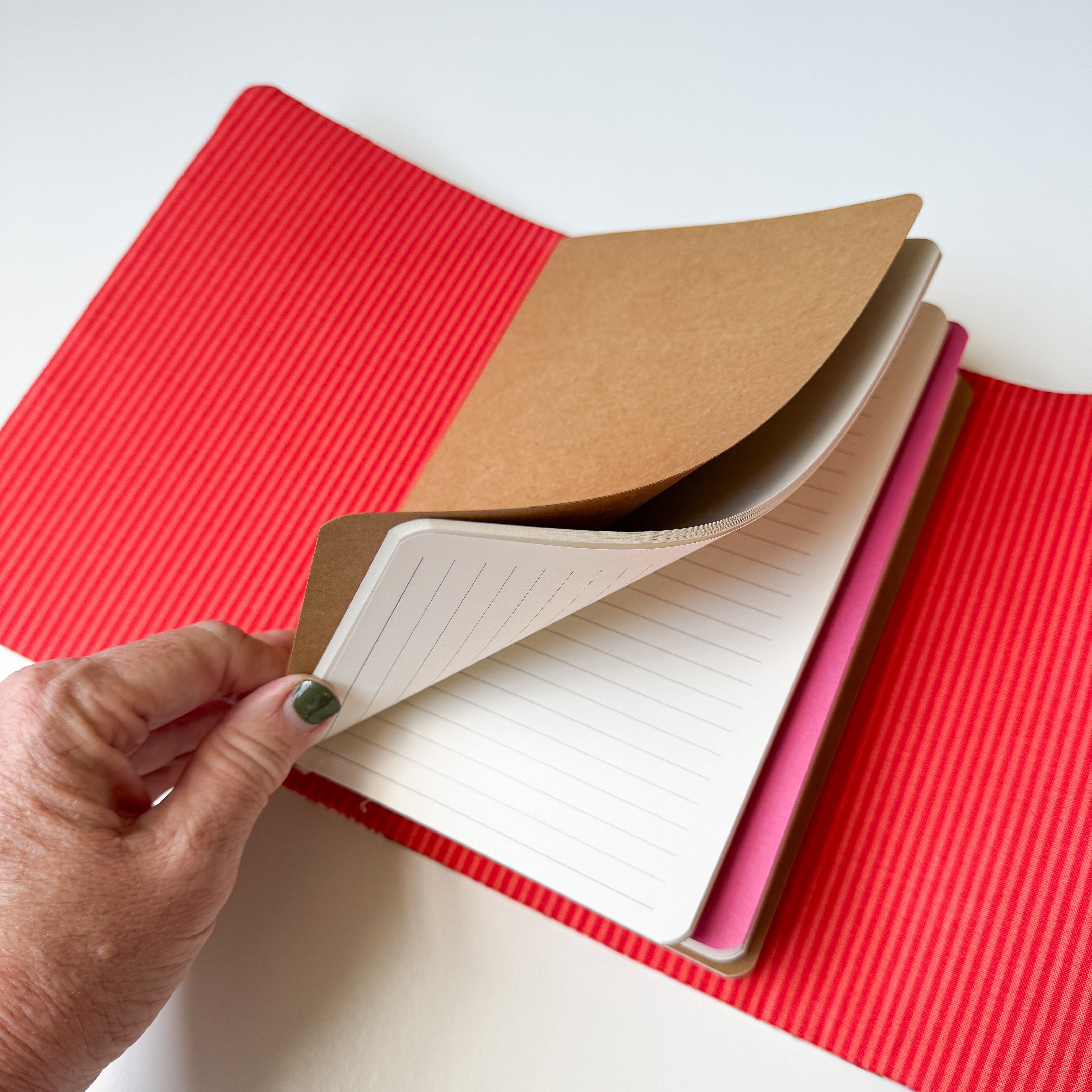 Pink Floral Journal Cover - Materials Kit