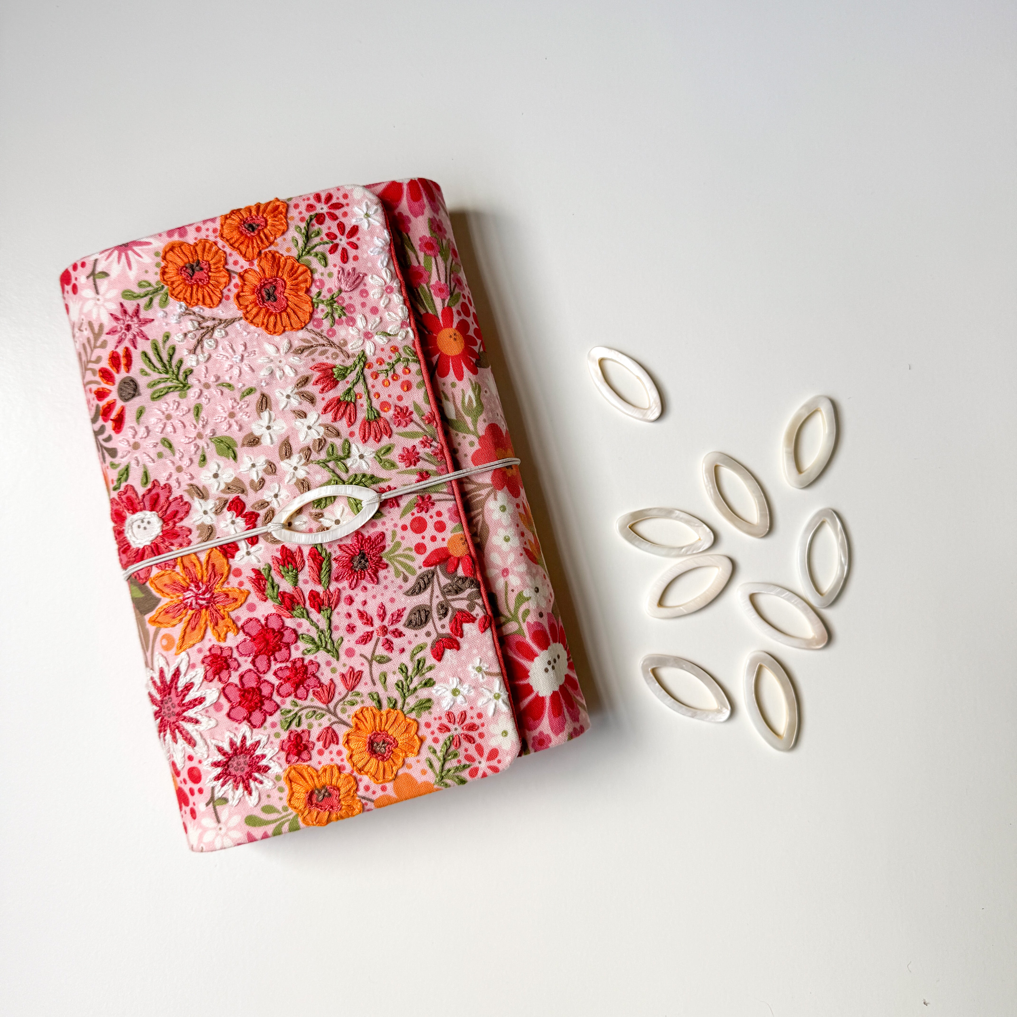 Journal Charms: Pearl Diamonds