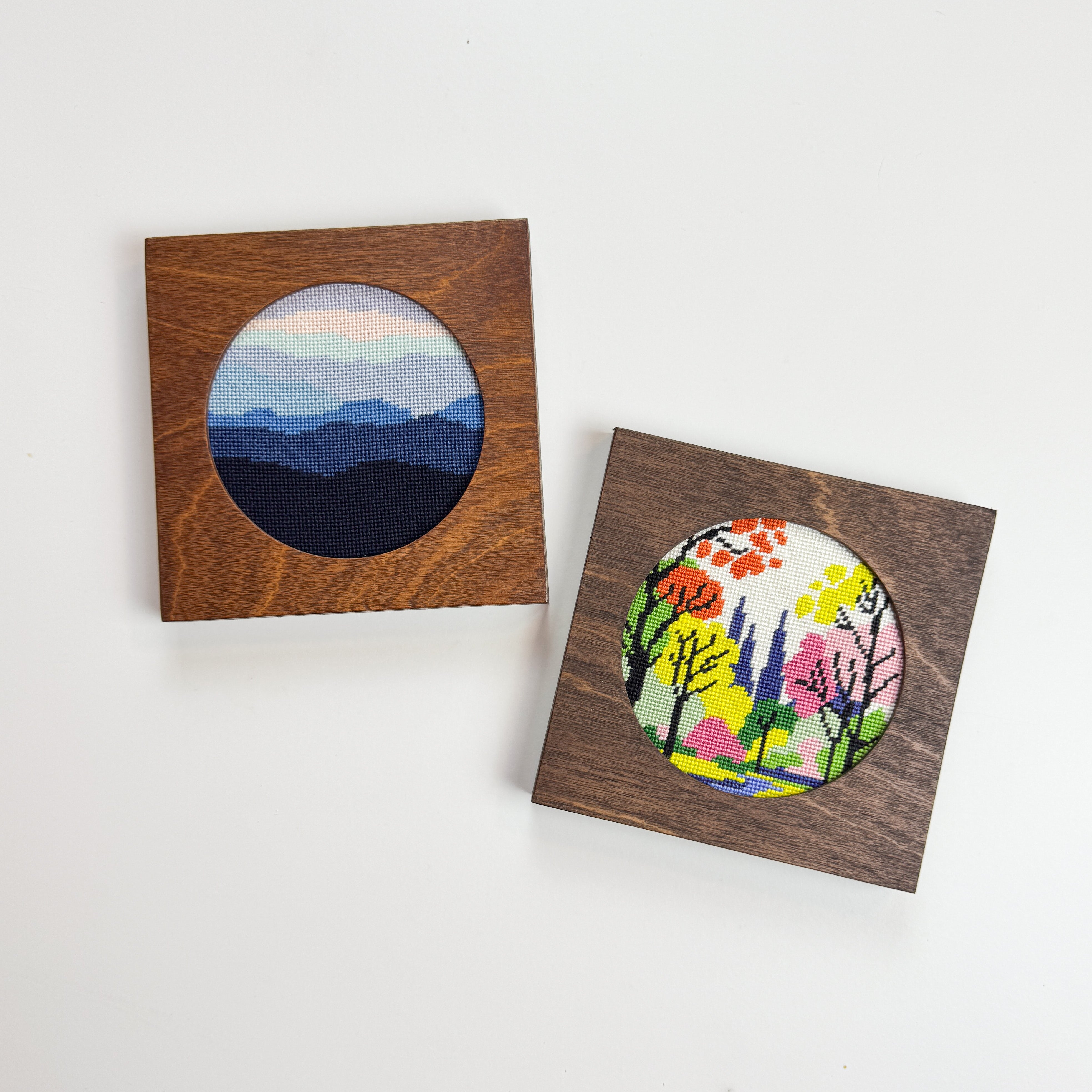 Square Frames for Needlepoint 4" Rounds